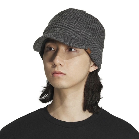 Adidas Men's Griggs Brimmer Hat Waffle Knit Texture Fleece Lined - Size OS - Picture 12 of 12